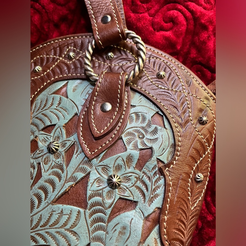 American West Genuine Leather Purse - Picture 5 of 15